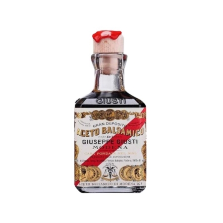ACETO BALSAMICO 5 MEDALLA ORO BANDA ROSSA C/ASTUCCIO GIUSTI 250 ML (U)