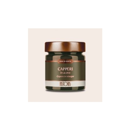CAPPERI IN ACETO RISTORIS VASO 225 GRS (U)