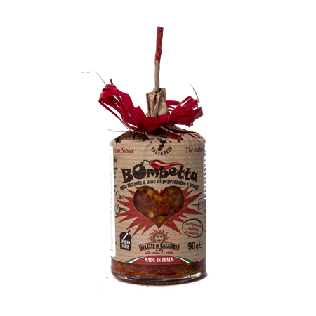 BOMBETTA PICCANTE IN OLIO OLIVA DELIZIE DI CALABRIA 90 GRS (U)