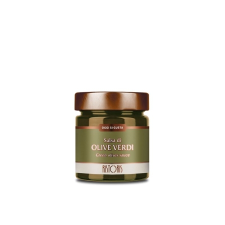 SALSA DI OLIVE VERDI RISTORIS VASO 225 GRS (U)