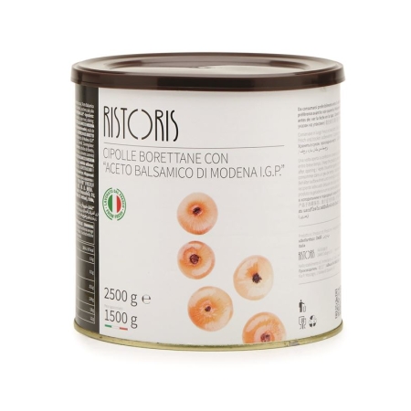CIPOLLE BORETTANE BALSAMICO RISTORIS 2.5 KG (U)