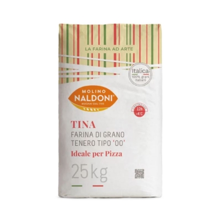 HARINA NALDONI TINA PARA PIZZA 00 25 KG (U)