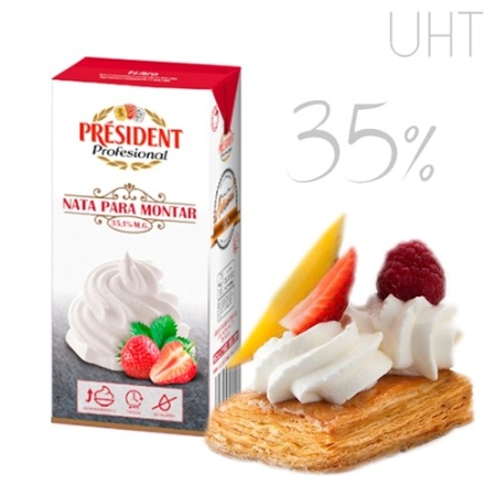 NATA 35,1% PRESIDENT UHT BRICK 1 L (U)