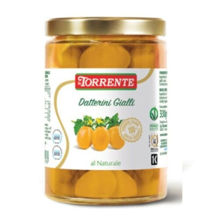 POMODORINI DATTERINI GIALLI AL NATURALE LA TORRENTE 530 GRS (U)