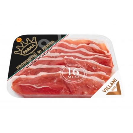 PROSCIUTTO DI PARMA VILLANI AFFETTATO 100 GRS (U)