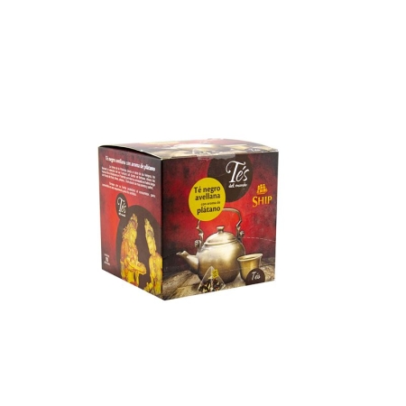 TES DEL MUNDO AVELLANA Y PLATANO 15 X 2 GRS (U)
