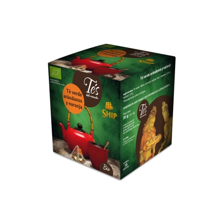 TES DEL MUNDO BIO ARANDANO NARANJA 15 X 2 GRS (U)