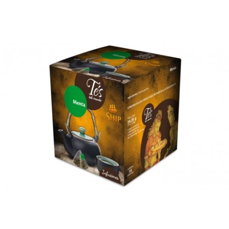 TES DEL MUNDO HOJAS DE MENTA 15 X 2 GRS (U)