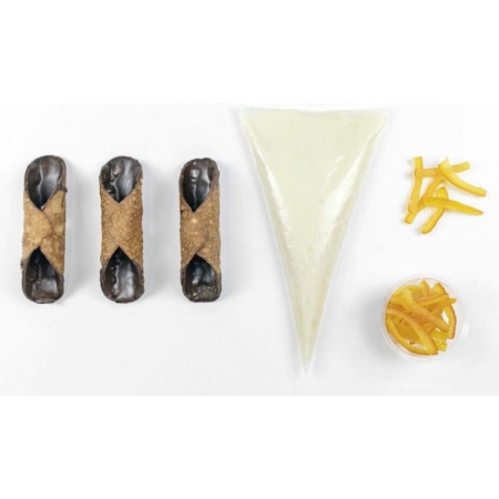 KIT CANNOLO ALLA SICILIANA BINDI CJ 12 UNIDADES (CJ)