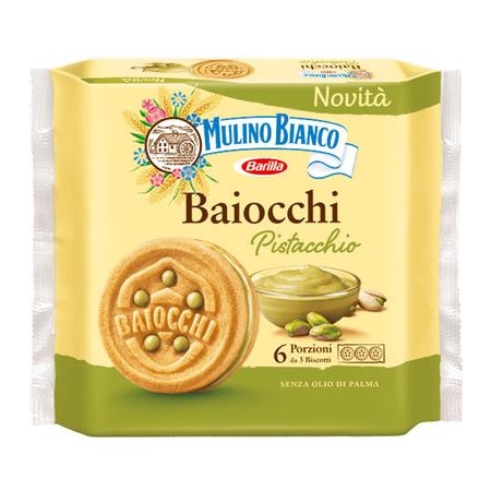 BAIOCCHI PISTACCHIO MULINO BIANCO 168 GRS (U)