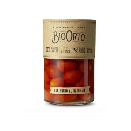 POMODORI DATTERINO AL NATURALE BIO BIOORTO 360 GRS (U)