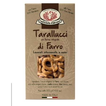 TARALLUCCI INTEGRALE DI FARRO RUSTICHELLA 250 GRS (U)