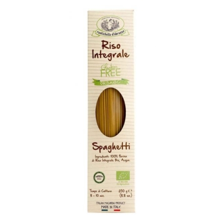 SPAGHETTI RISO INTEGRALI BIO RUSTICHELLA 250 GRS (U)