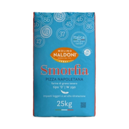 HARINA NALDONI SMORFIA PER PIZZA 25 KG (U)