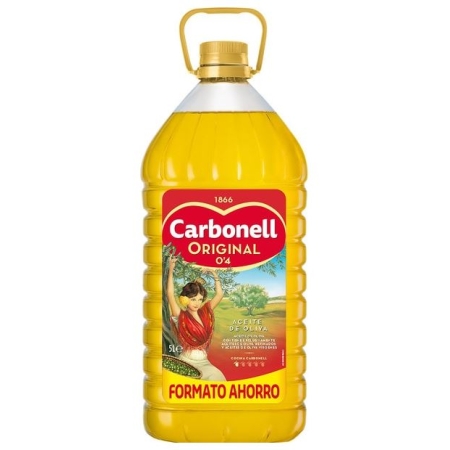 ACEITE OLIVA SUAVE 0.4º CARBONELL 5 LT (U)