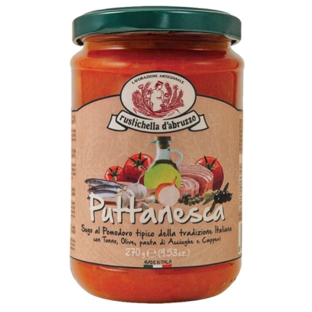 SUGO ALLA PUTTANESCA RUSTICHELLA 270 GRS (U)