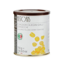 POMODORI CILIEGINI GIALLI SEMISECCHI RISTORIS 750 GRS (U)