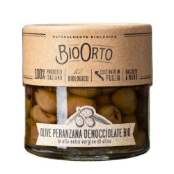 OLIVE PERANZANA DENOCCIOLATE IN OLIO EVO BIOORTO 180 GRS (U)